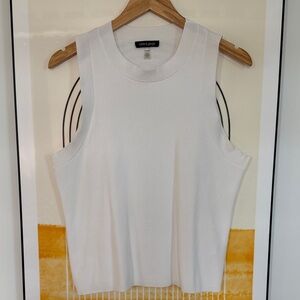 Cable & Gauge Ivory Tank Top